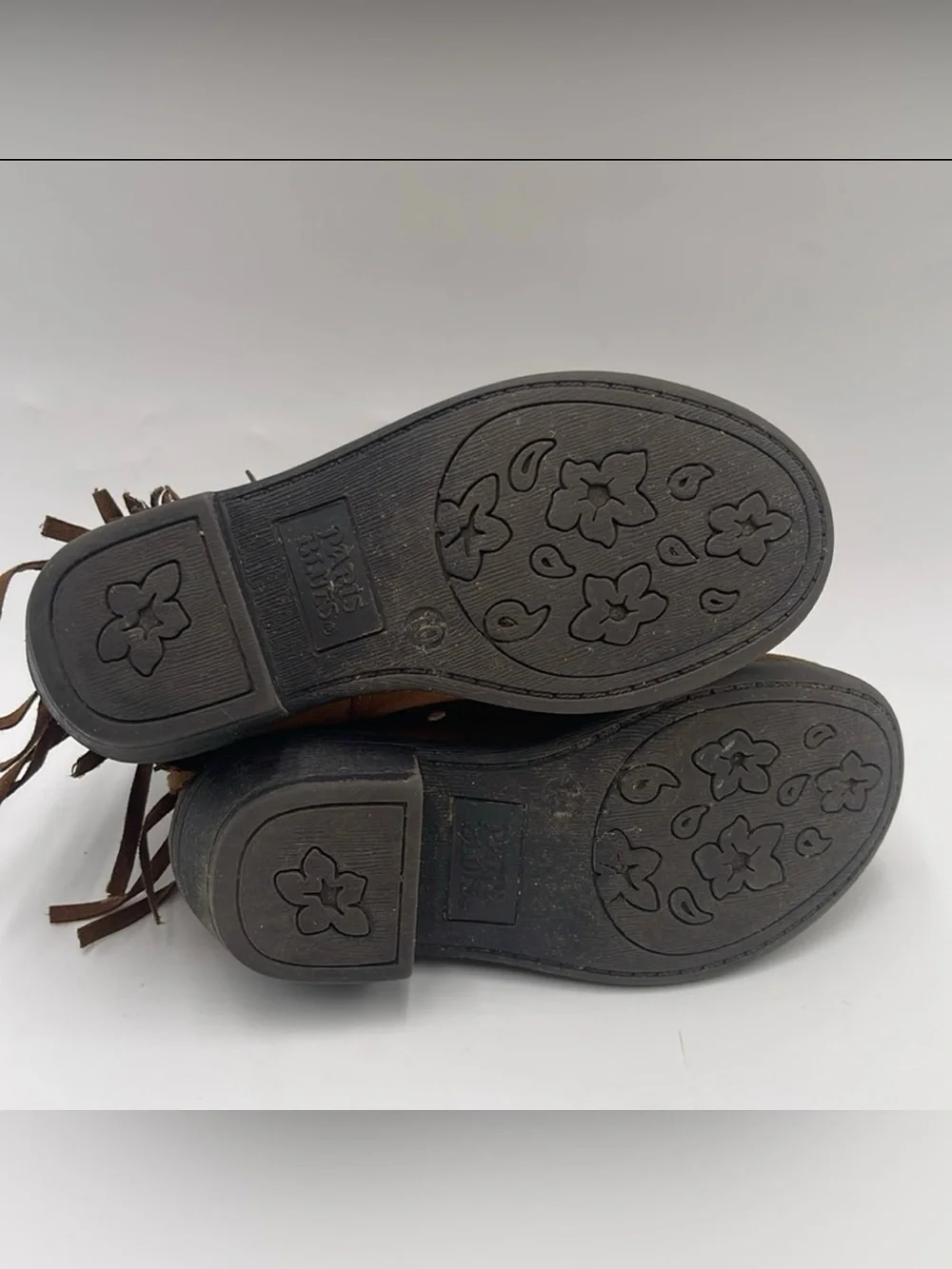 Paris Blues Brown Suede Boots - Kids Size 10